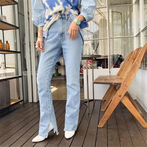 Chikka - אופנה ועיצוב מכנסיים/ג'ינס ג'ינס עם שסע